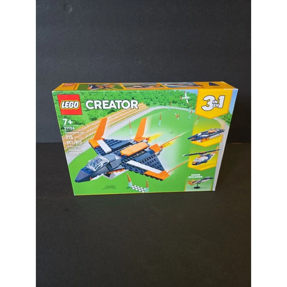 Lego 31126 Creator: Supersonic-Jet 3 in 1 New Sealed Retired